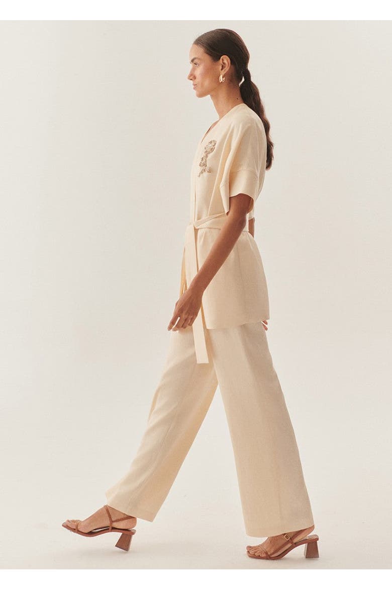 Ophelia Caftan Jacket, Alternate, color, BEIGE