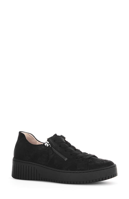 Gabor 63.334 Platform Sneaker In Black