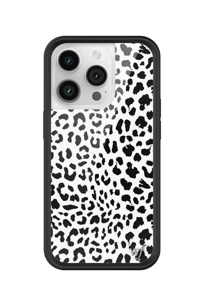 Meow | Snow iPhone Case, Alternate, color, White