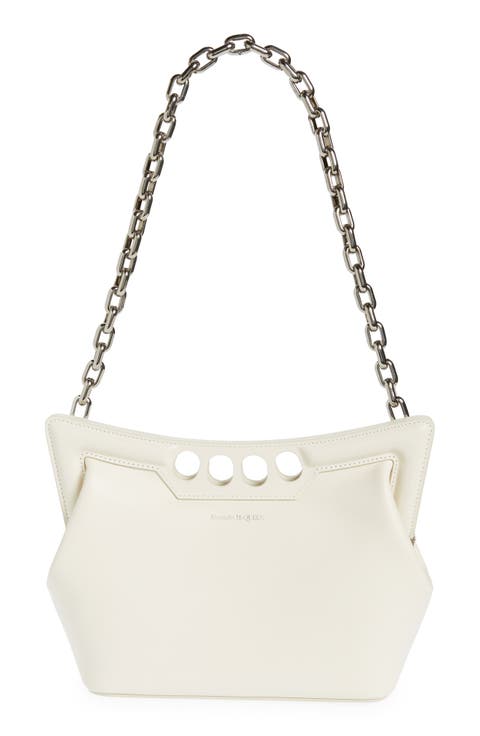 The Small Peak Leather Shoulder Bag