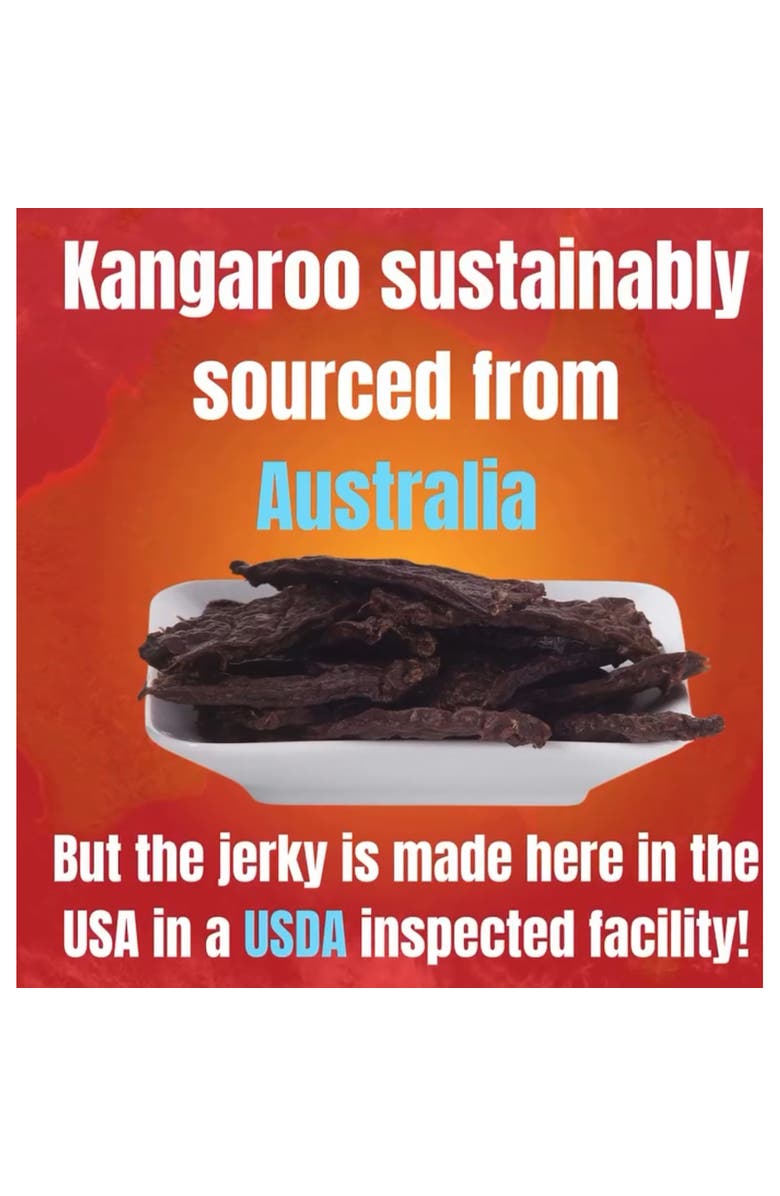 Scout & Zoe's Kangaroo Jerky, 3 Packs, 4oz Bags, Dog Treats, Air Dried Pet Chew, Alternate, color, Multicolored