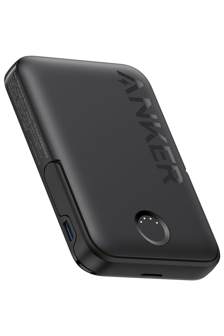 MagGo Wireless Power Bank 5,000 mAh, Alternate, color, Black