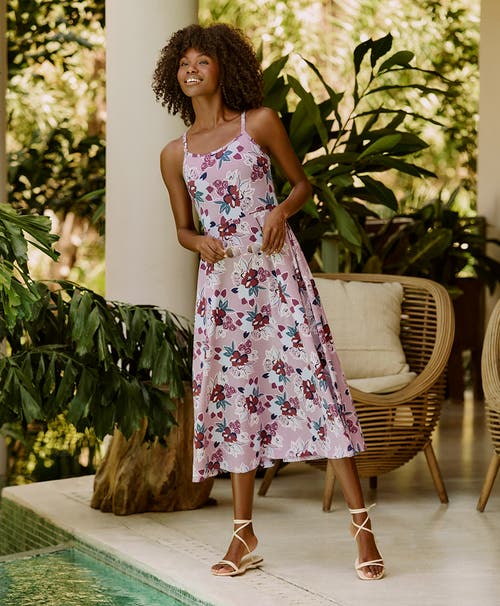 Pact Organic Cotton Fit & Flare Midi Dress