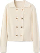 MANGO Double Breasted Cotton Cardigan