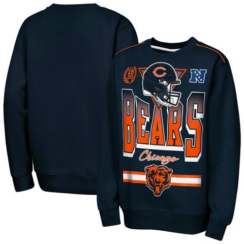 Youth Outerstuff  Navy Chicago Bears Run & Gun Fleece Sweatshirt