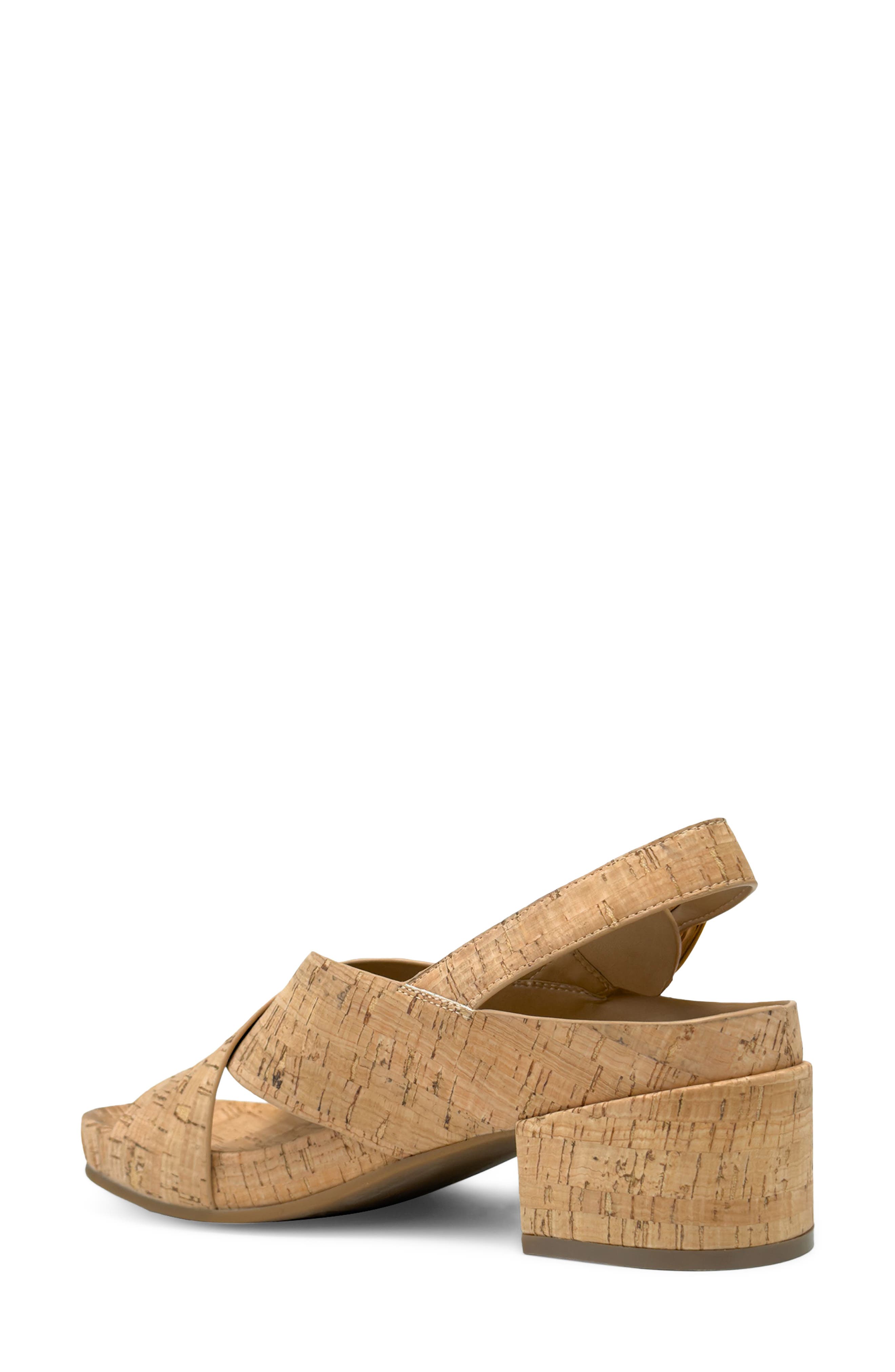 Chrystie Slingback Sandal, Alternate, color, NATURAL
