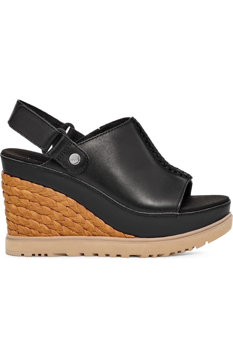 UGG<sup>®</sup> Abbot Wedge Slingback Sandal, Alternate, color,