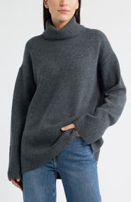Nordstrom Wool & Cashmere Turtleneck Sweater