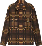 Double RL Geometric Jacquard Overshirt
