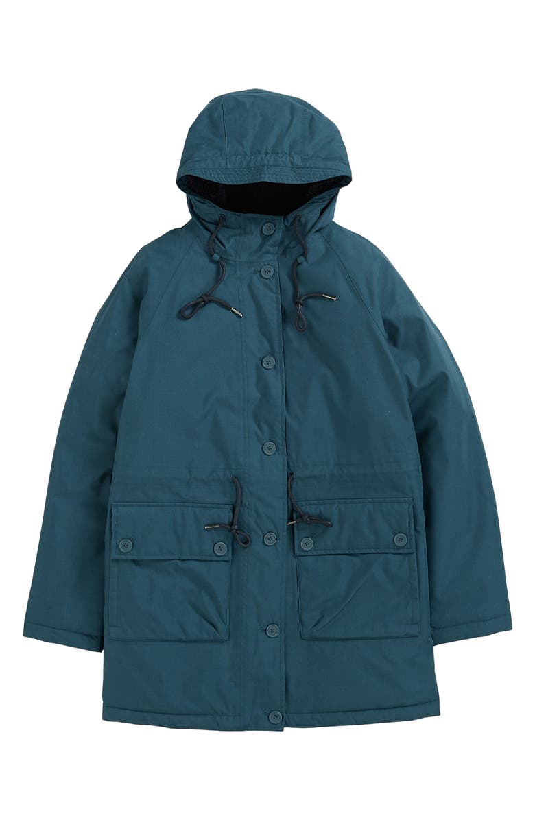 Seasalt Cornwall Cliff Castle Waterproof Hooded Coat, Alternate, color, Sea Storm Blue