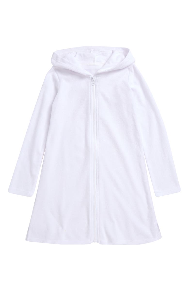 Breaking Waves Kids' Zip-Front Terry Cover-Up Robe, Main, color, 