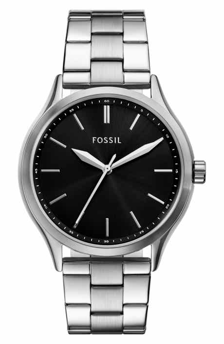 Fossil Fenmore Three Hand Quartz Bracelet Watch, 44mm