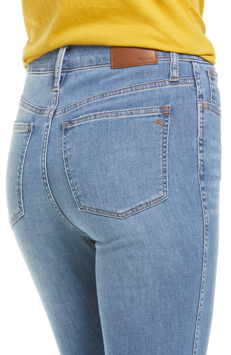 Madewell 10" High Rise Skinny Crop Jeans, Alternate, color,