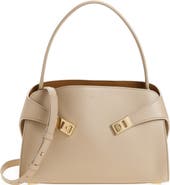 FERRAGAMO Small Hug Leather Shoulder Bag