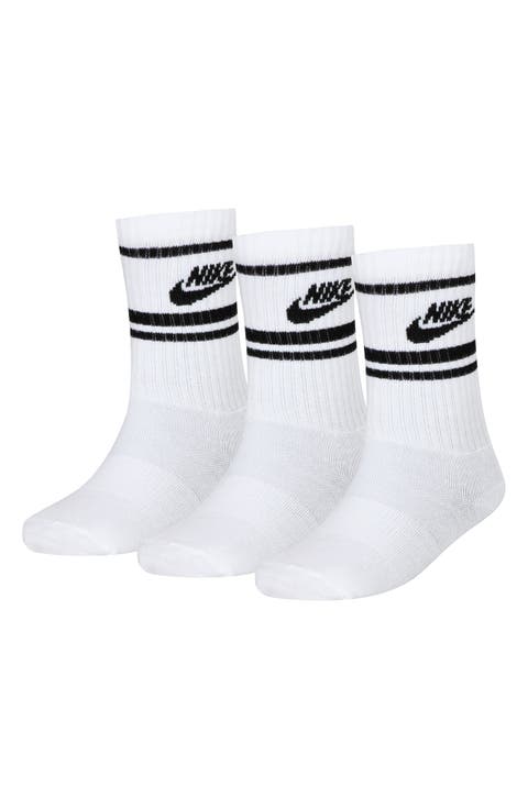 Kids' 3-Pack Futura Cushioned Crew Socks (Little Kid)