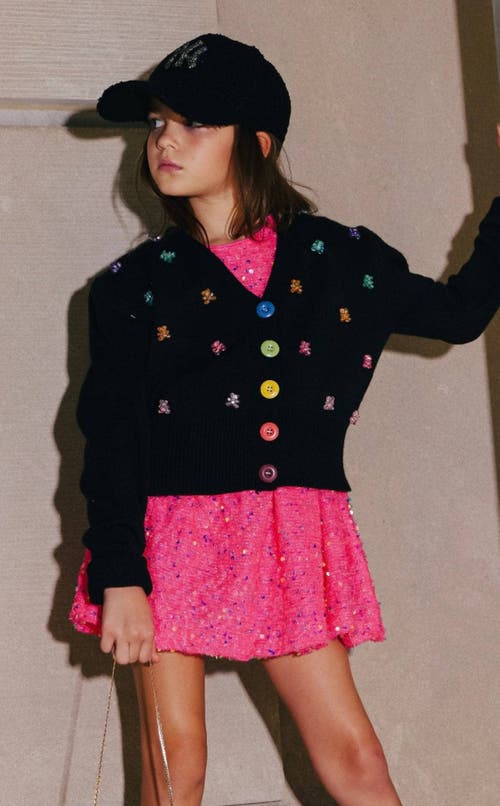 Lola + The Boys Gummy Bear Knit Cardigan