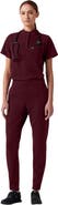 JAANUU Savi Women's 1-Pocket Classic Banded Collar Scrub Top