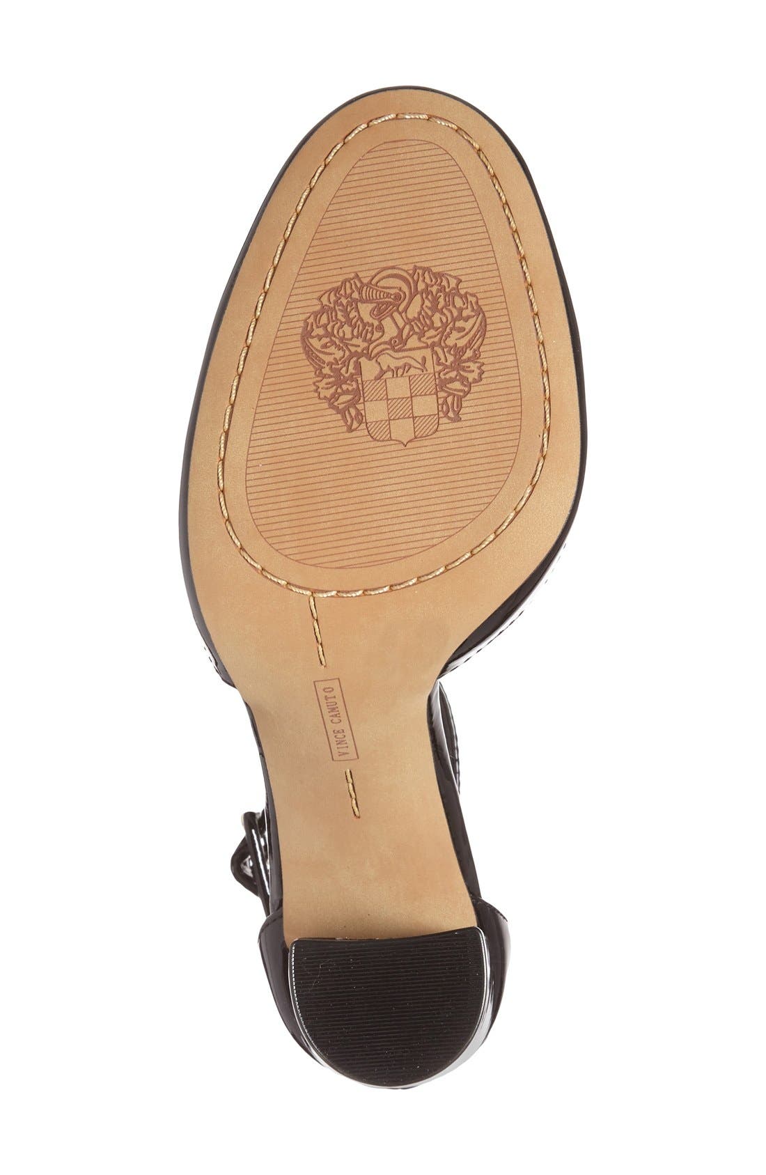 'Shaytel' Block Heel Pump, Alternate, color, BLACK PATENT LEATHER