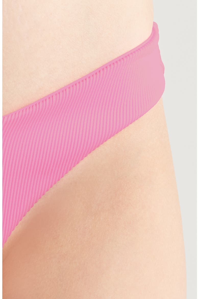 V-Cut Bikini Bottoms, Alternate, color, TAFFY PINK