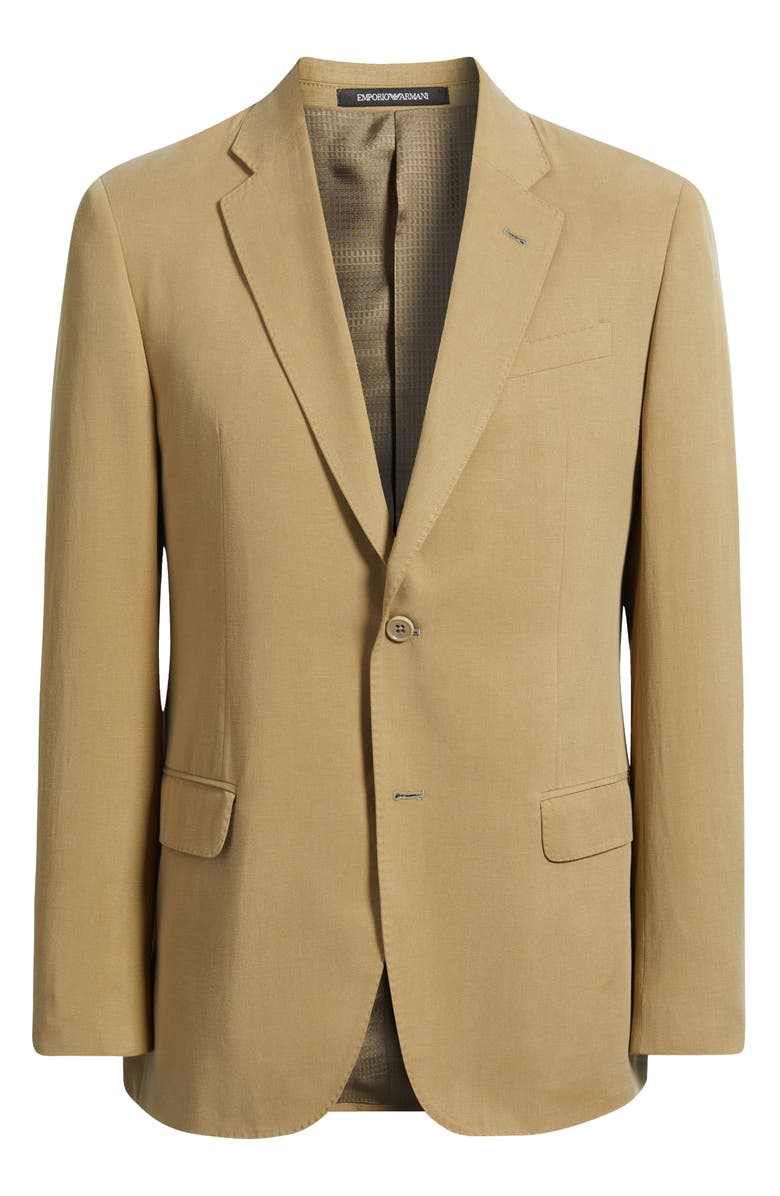 Emporio Armani Tan Suit Jacket, Alternate, color, Tan