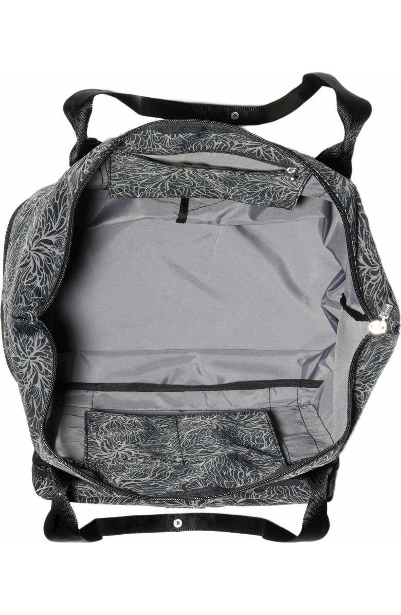 BAGGALLINI Carryall Expandable Packable Weekender Tote Bag, Alternate, color, Midnight Blossom