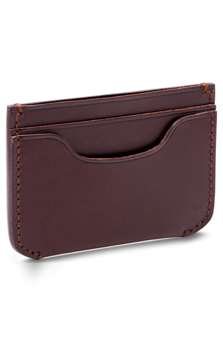 Bosca Italo Leather Card Case, Alternate, color, 