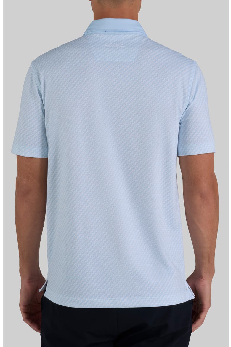 Evolution Ridge Performance Piqué Golf Polo, Alternate, color, BABY BLUE
