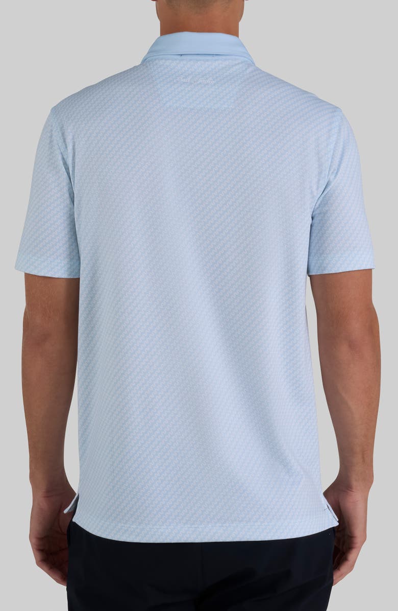 Bad Birdie Evolution Ridge Performance Piqué Golf Polo, Alternate, color, Baby Blue