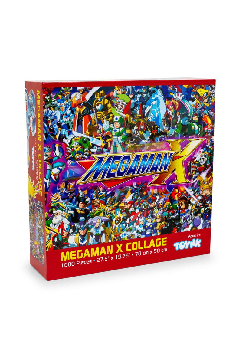 Mega Man Collage 1000 Piece Jigsaw Puzzle, Main, color, Multi-Color
