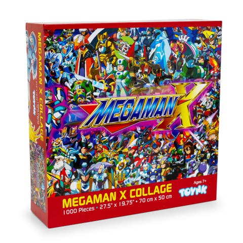 Mega Man Collage 1000 Piece Jigsaw Puzzle