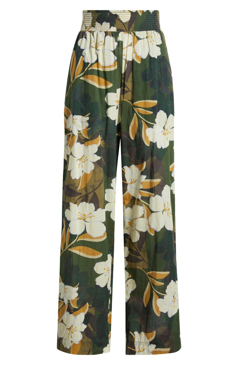 Rails Brendon Floral Wide Leg Cotton Pants, Alternate, color,