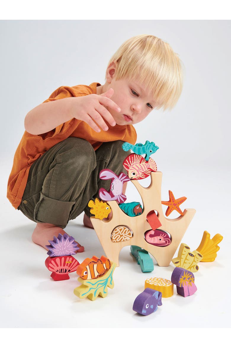 Tender Leaf Toys Stacking Coral Reef Toy, Alternate, color, Multi