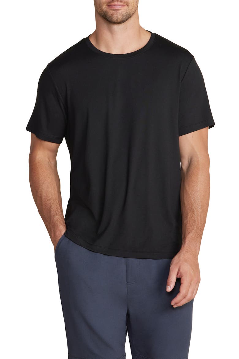 Butterchic Knit Light T-Shirt, Main, color, BLACK