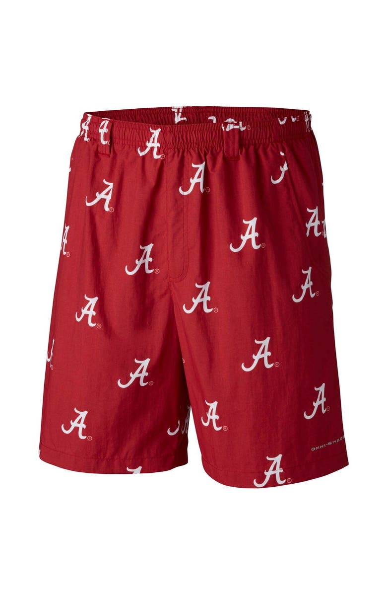 Columbia Men's Columbia Crimson Alabama Crimson Tide Big & Tall Backcast Shorts, Alternate, color, Crimson