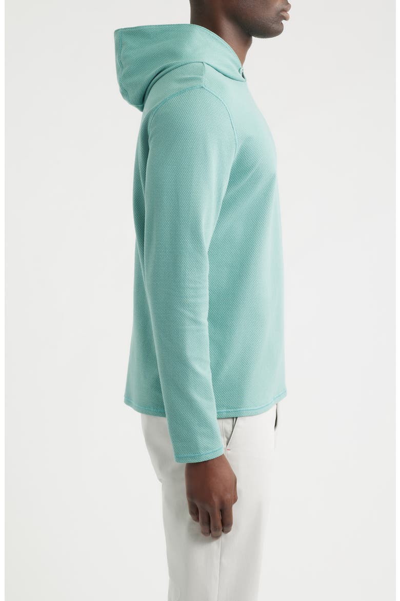 Stretch Cotton Blend Pebble Hoodie, Alternate, color, SUBLIME