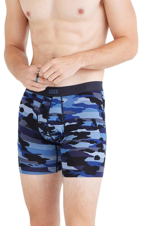 SAXX Vibe Xtra Soft Comfort Boxer Briefs in Cloudbank Camo-Navy 