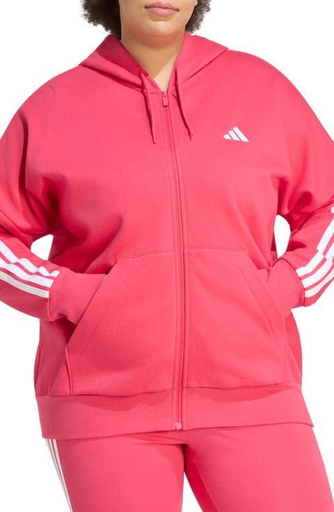 3-Stripes Fleece Zip Hoodie