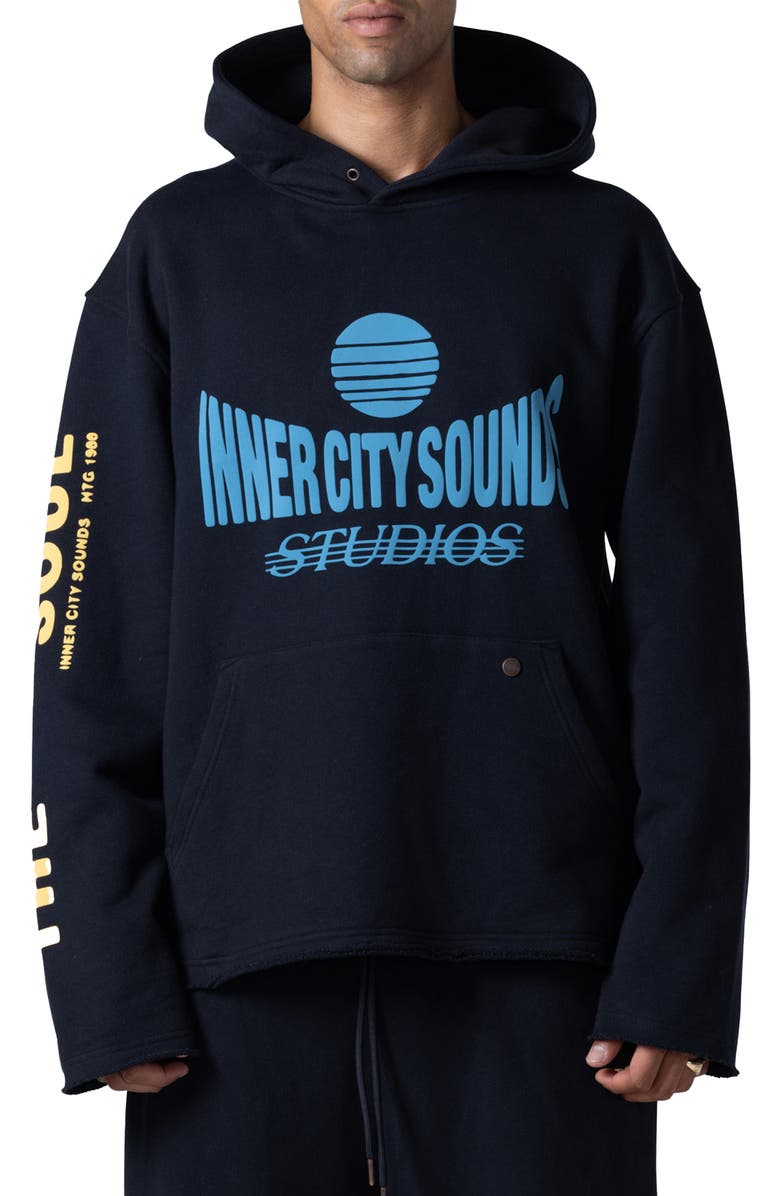 HONOR THE GIFT Studio Fleece Hoodie, Main, color, 