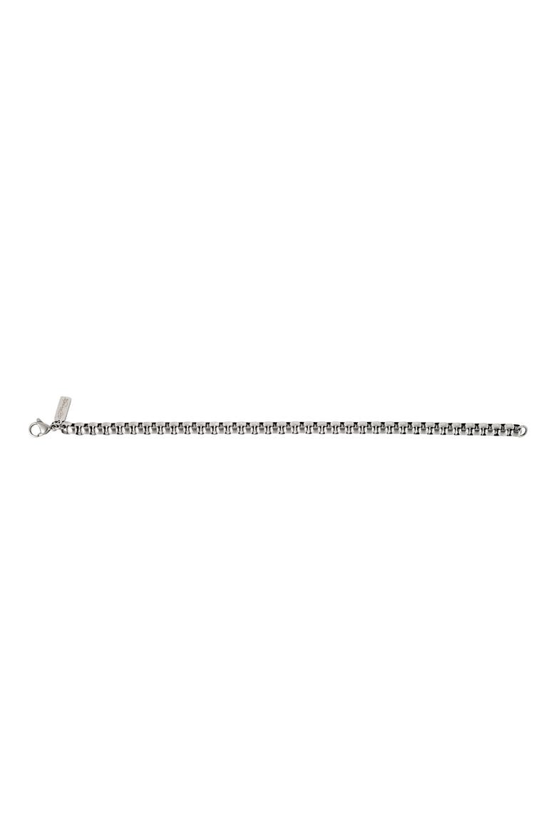 Men's Box Chain Bracelet, Alternate, color, SILVER