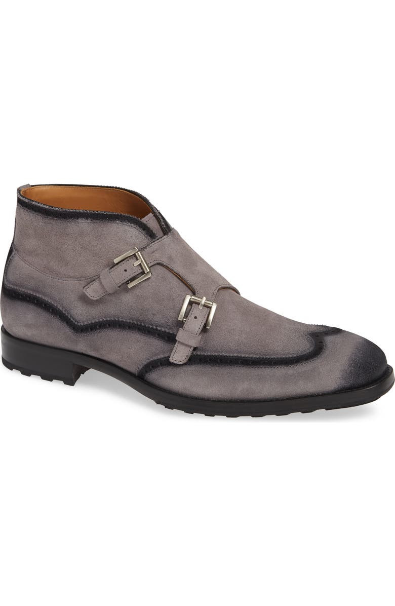 Mezlan Munoz Double Monk Strap Boot, Main, color,