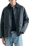 Scalpers Waxed Jacket With Snaps