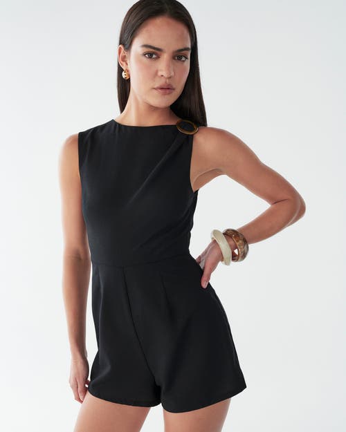 Bwldr Zenay Playsuit In Black