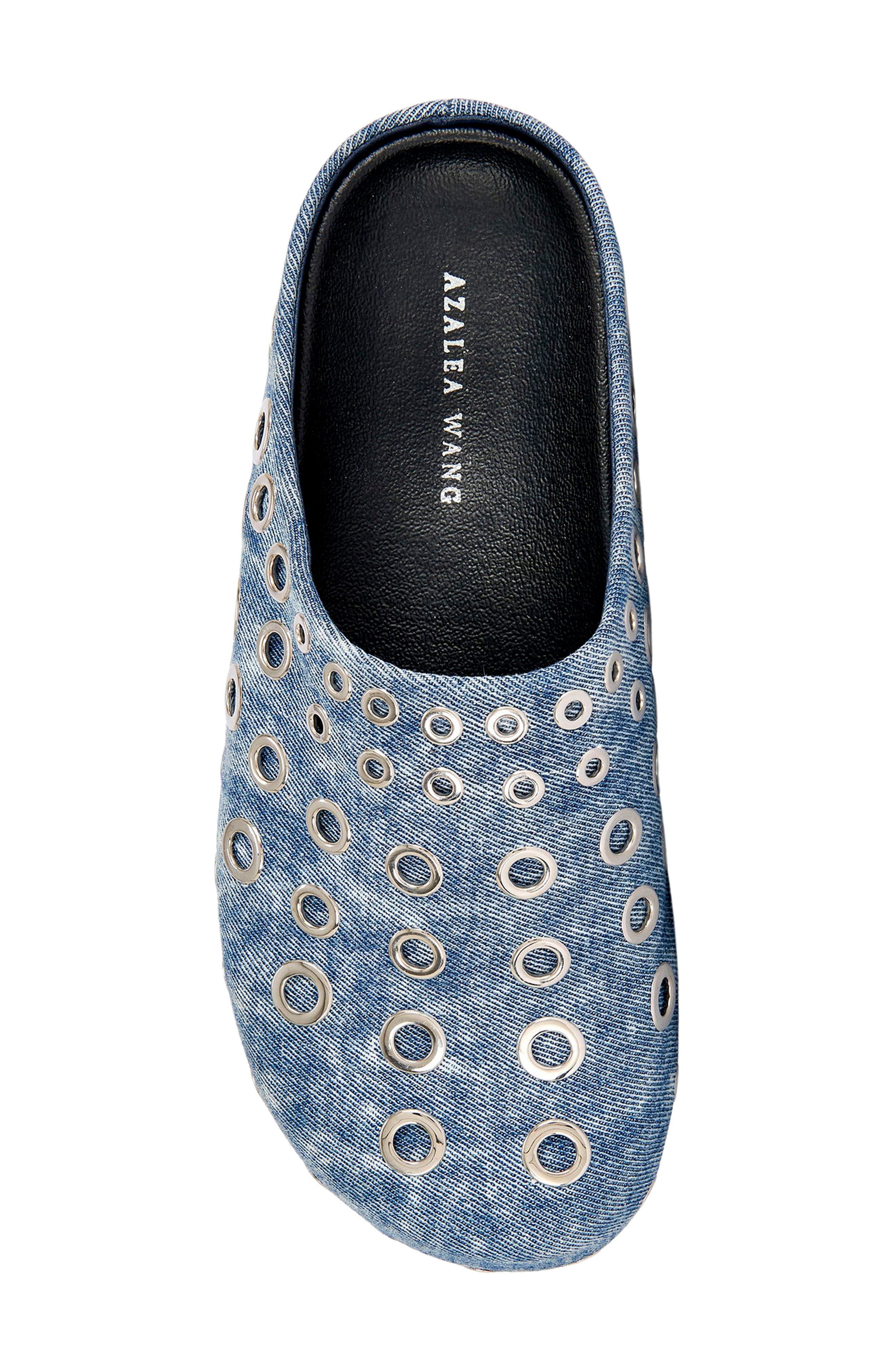 AZALEA WANG Marsha Denim Mule, Alternate, color, 