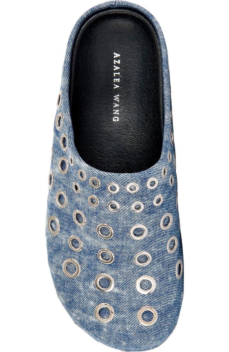 AZALEA WANG Marsha Denim Mule, Alternate, color,