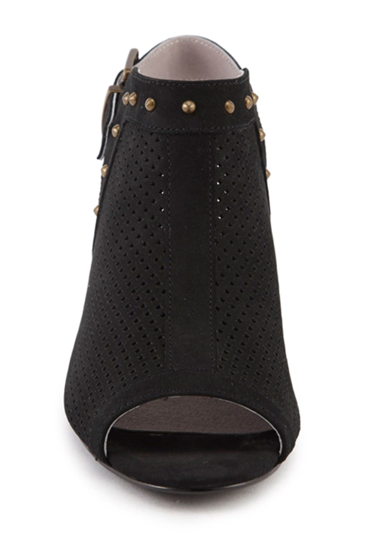 Pompei Block Heel Sandal, Alternate, color, BLACK NUBUCK LEATHER