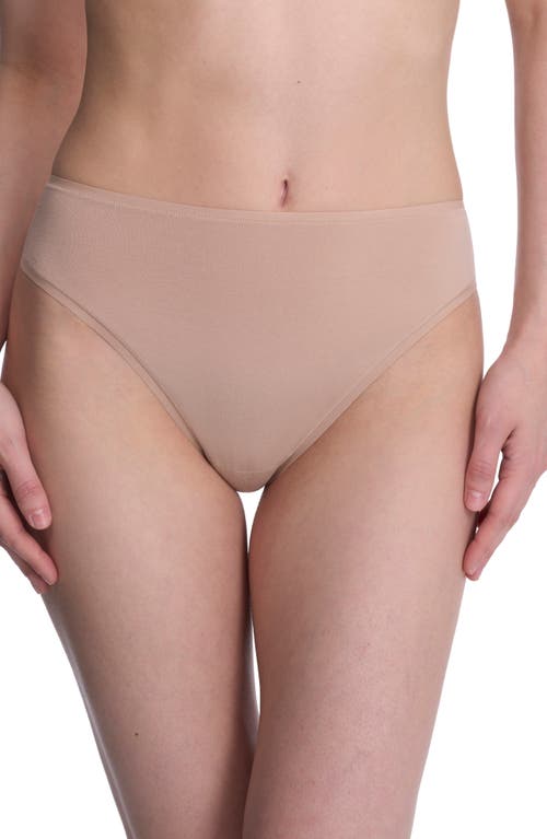 Natori Bliss Bare Cotton High Cut Briefs