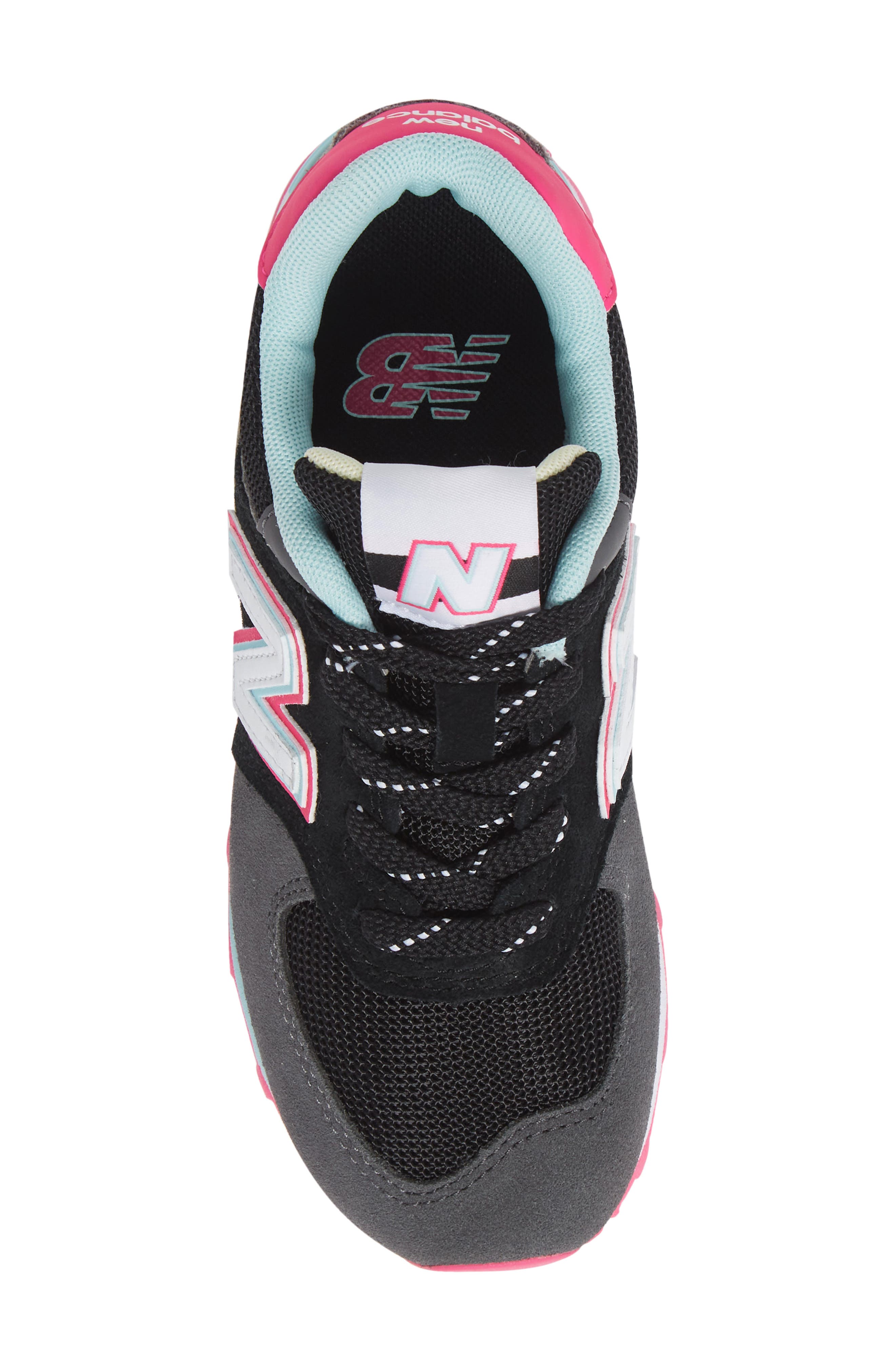 574 Sneaker, Alternate, color, BLACK