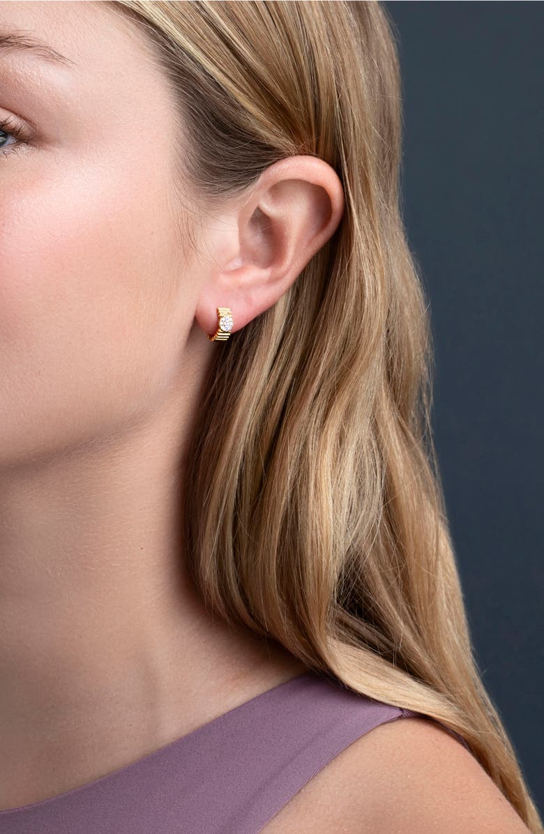 Bony Levy Cleo Diamond Cluster Hoop Earrings, Alternate, color,