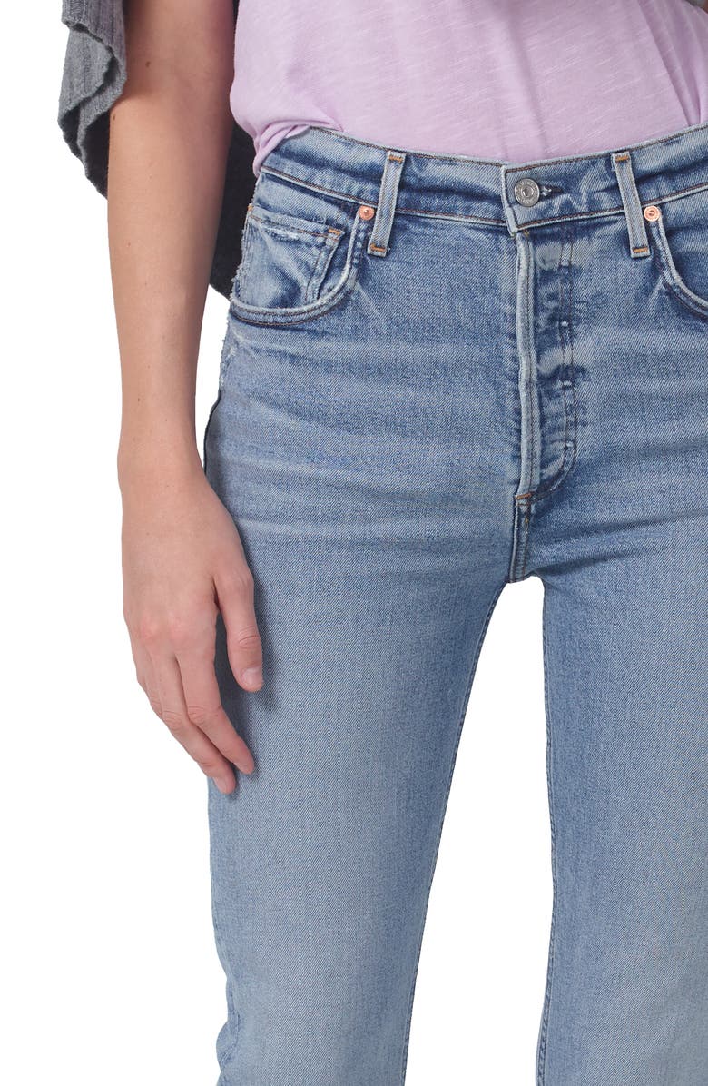 Citizens of Humanity Jolene High Waist Ankle Straight Leg Jeans, Alternate, color,