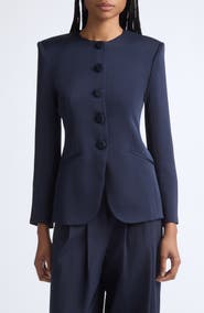 Veronica Beard Wryllen Collarless Jacket